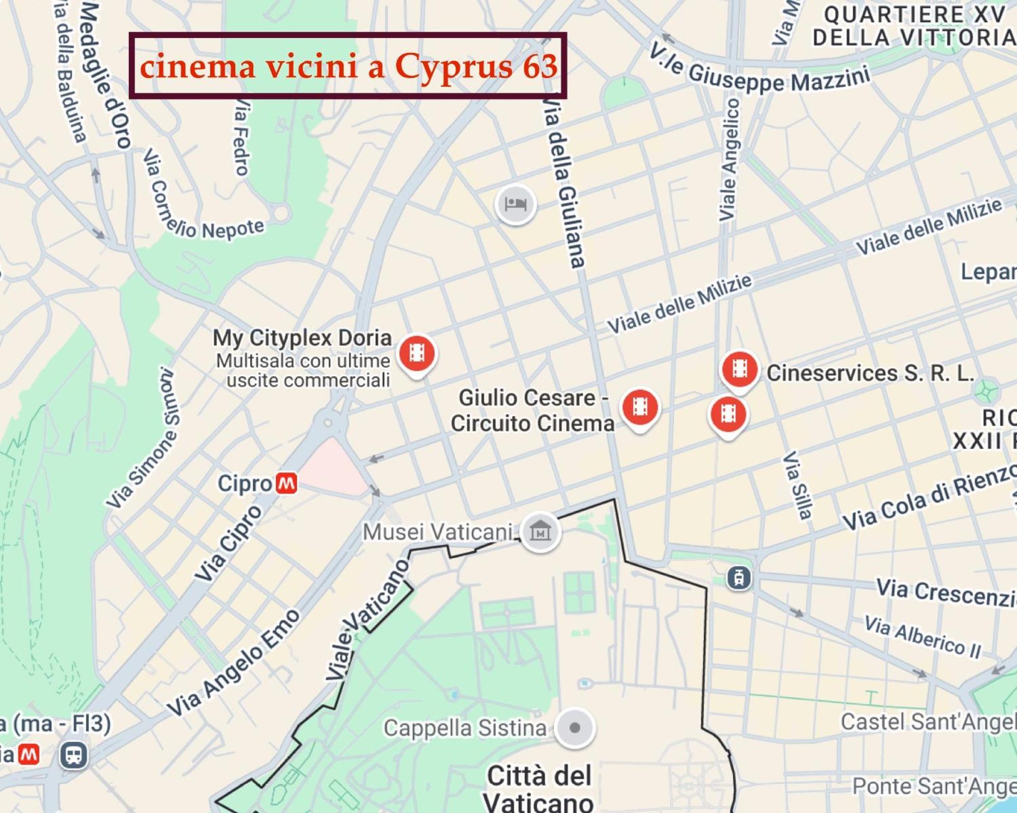 Roma Vaticano! Cipro Apartmentx4 * Rom